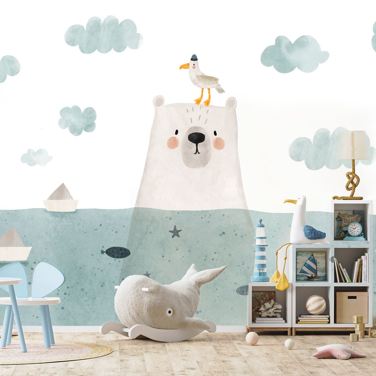 papier peint mer enfant