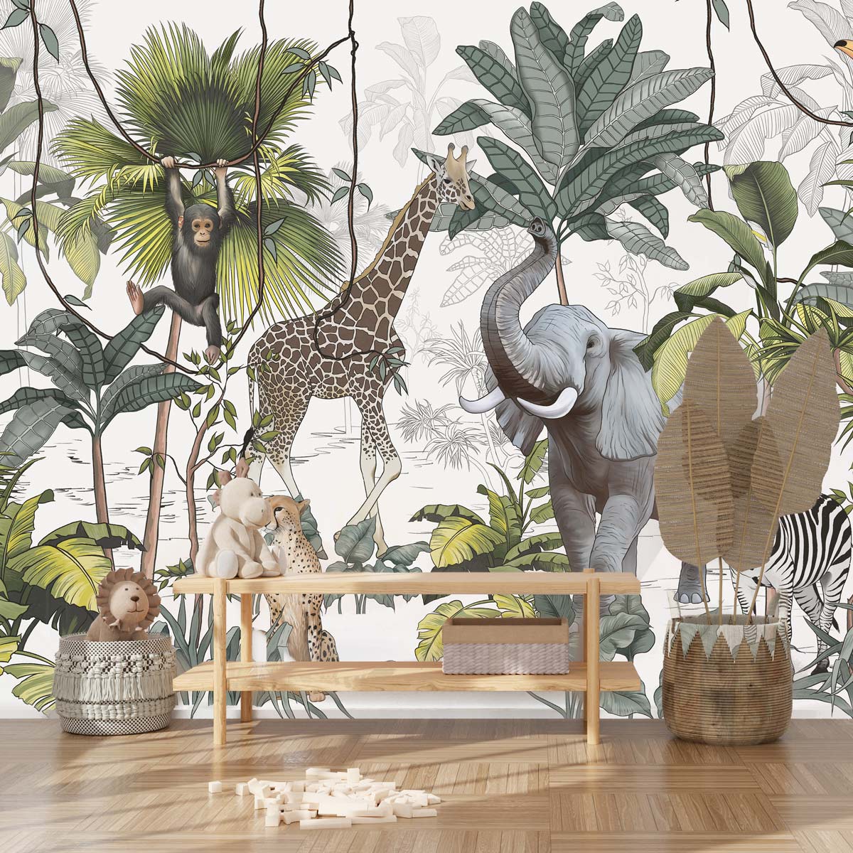 papier-peint-jungle-enfant