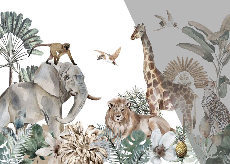 papier peint jungle