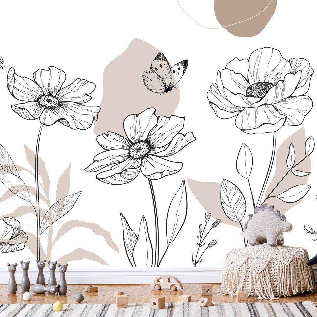 papier-peint-fleurs-panoramique-enfant