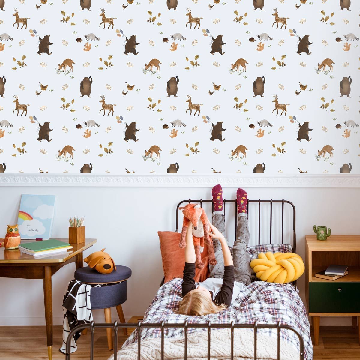 papier-peint-petits-animaux-de-la-foret