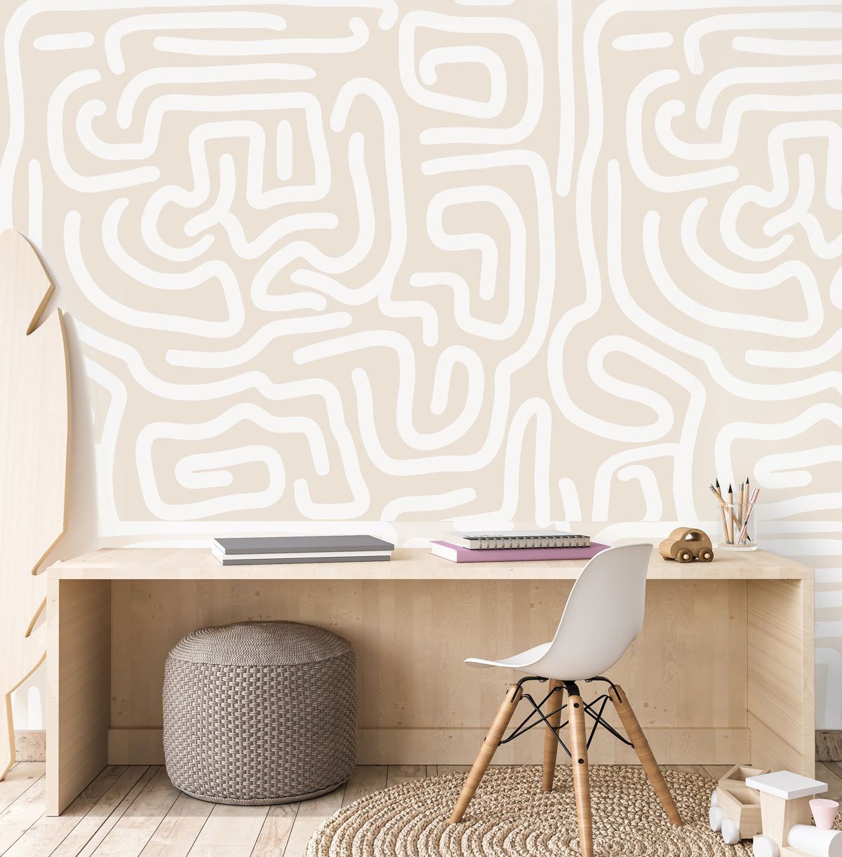 papier-peint-abstrait-beige
