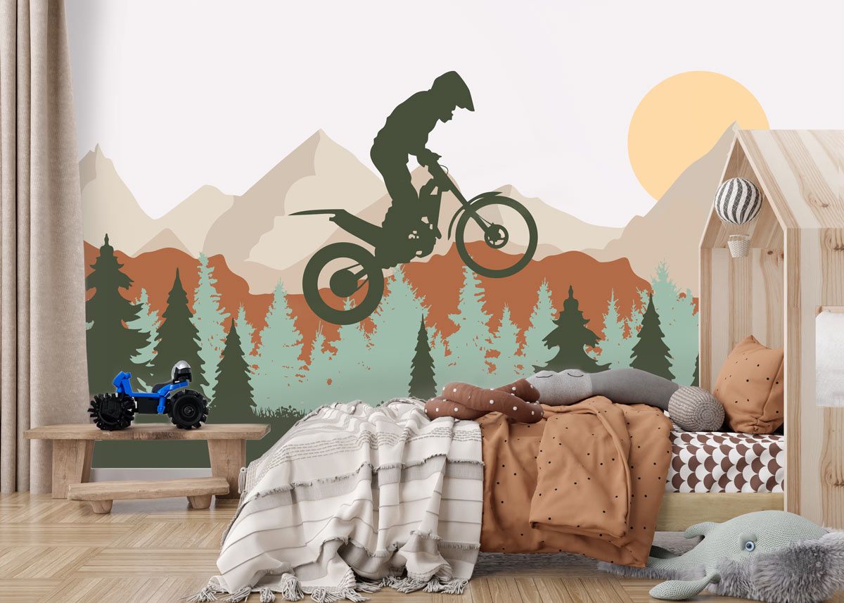 Papier peint moto enfant – Image 3