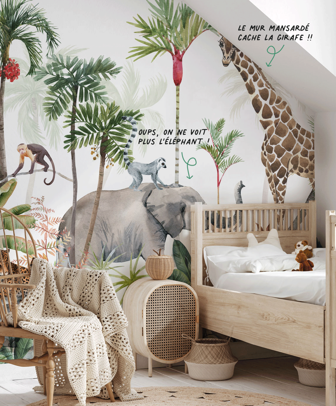 papier peint savane