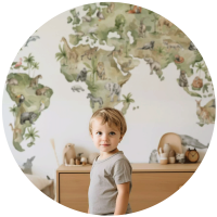 papier peint carte du monde