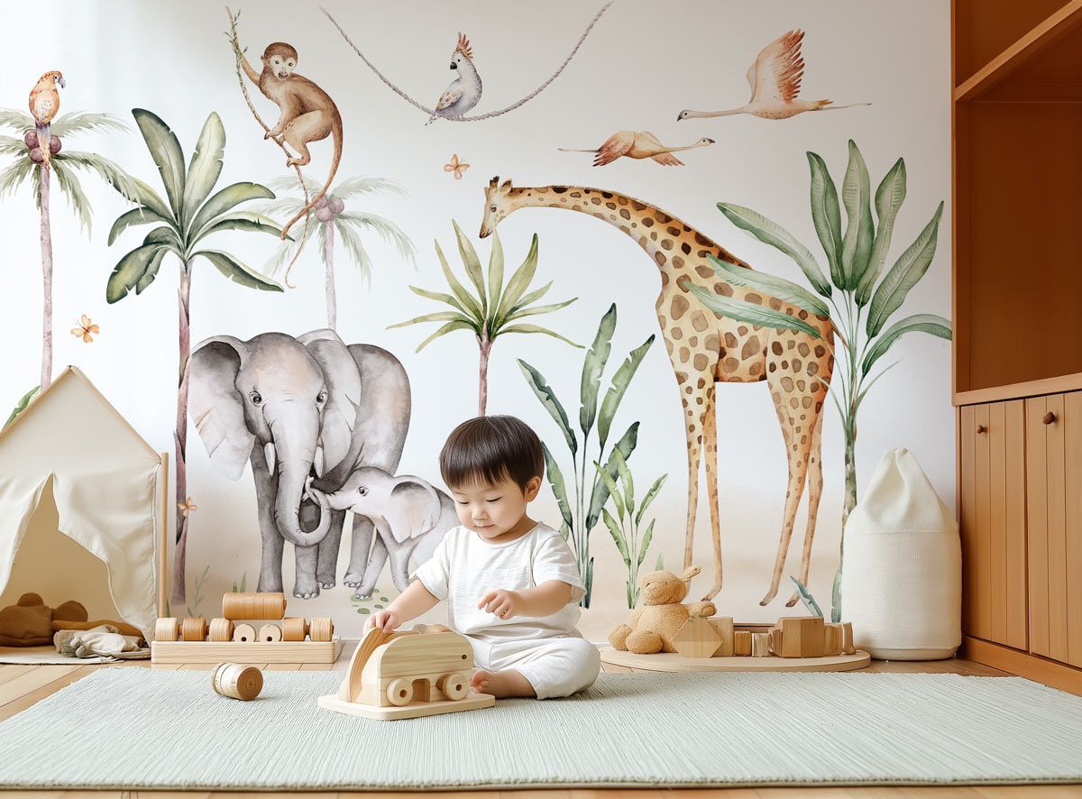 papier-peint-jungle-enfant