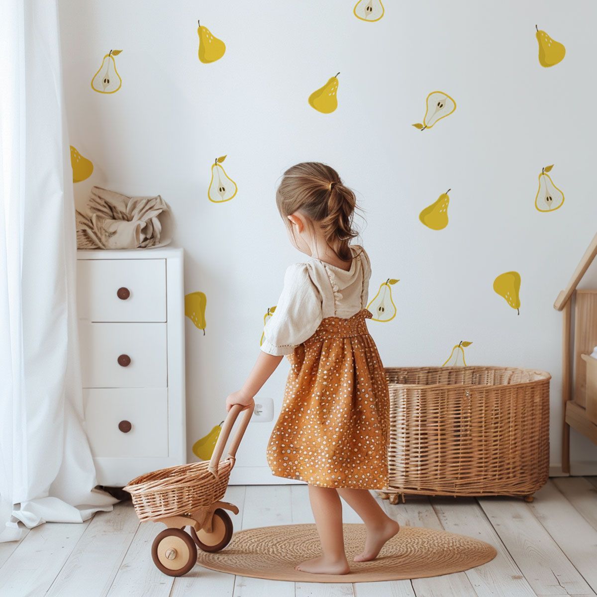 Sticker poire enfant