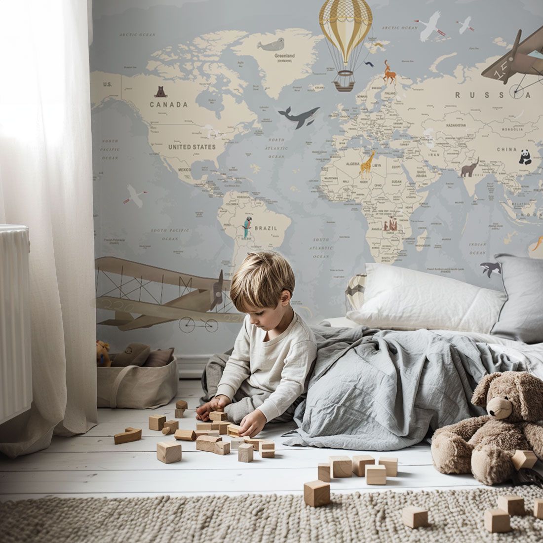 papier-peint-mapmonde-enfant