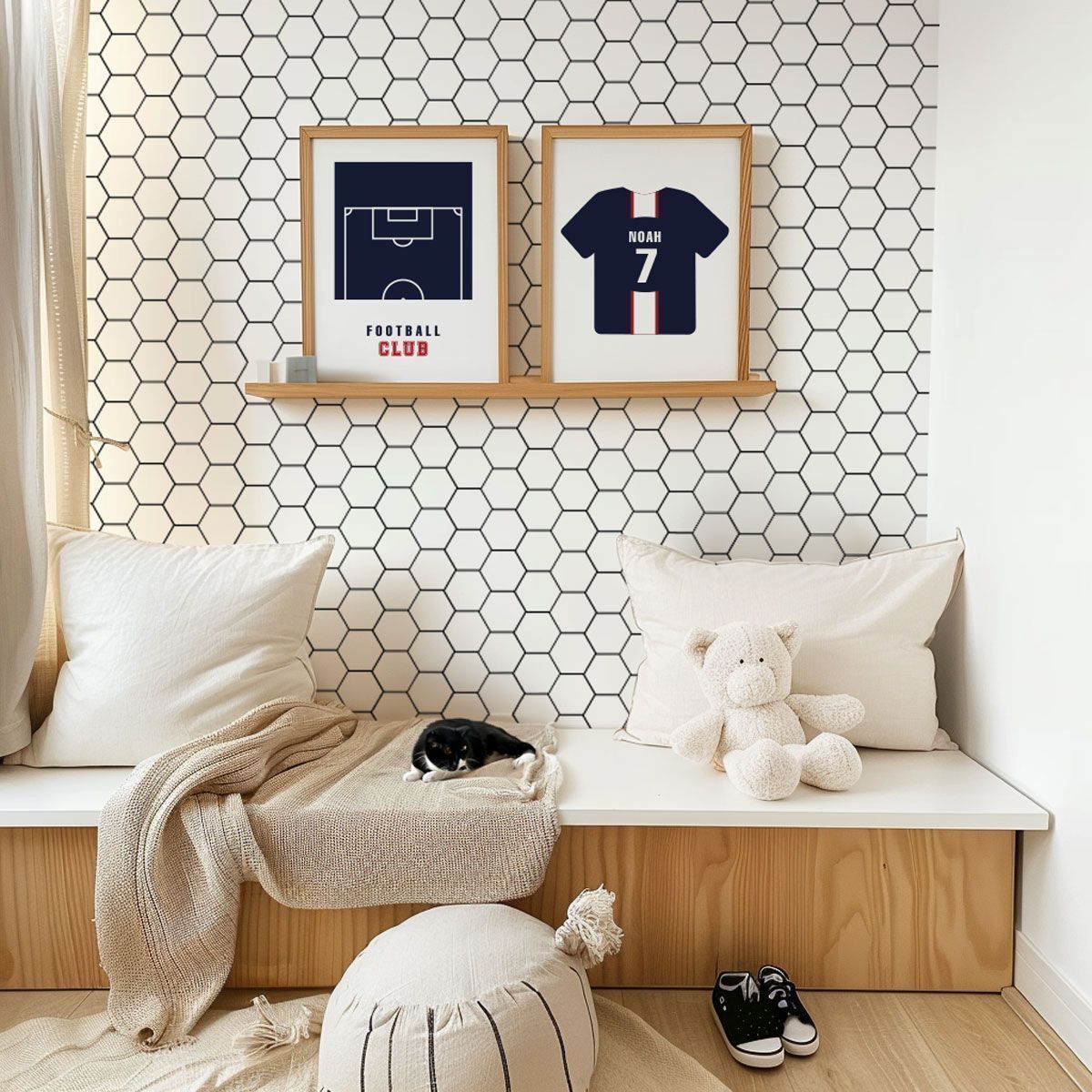 papier peint football enfant