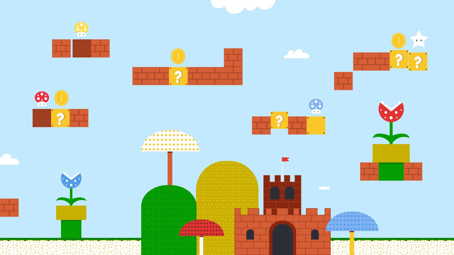 papier-peint-mario-bros-bleu