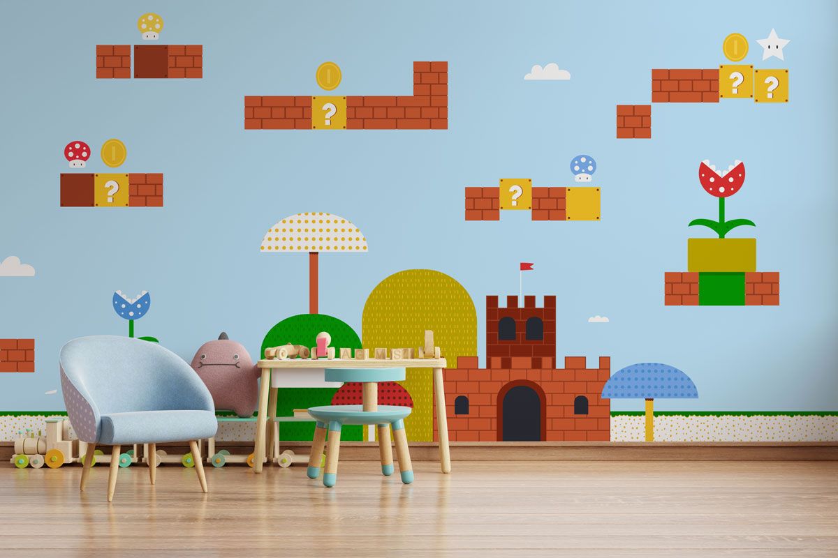 tapisserie mario bros