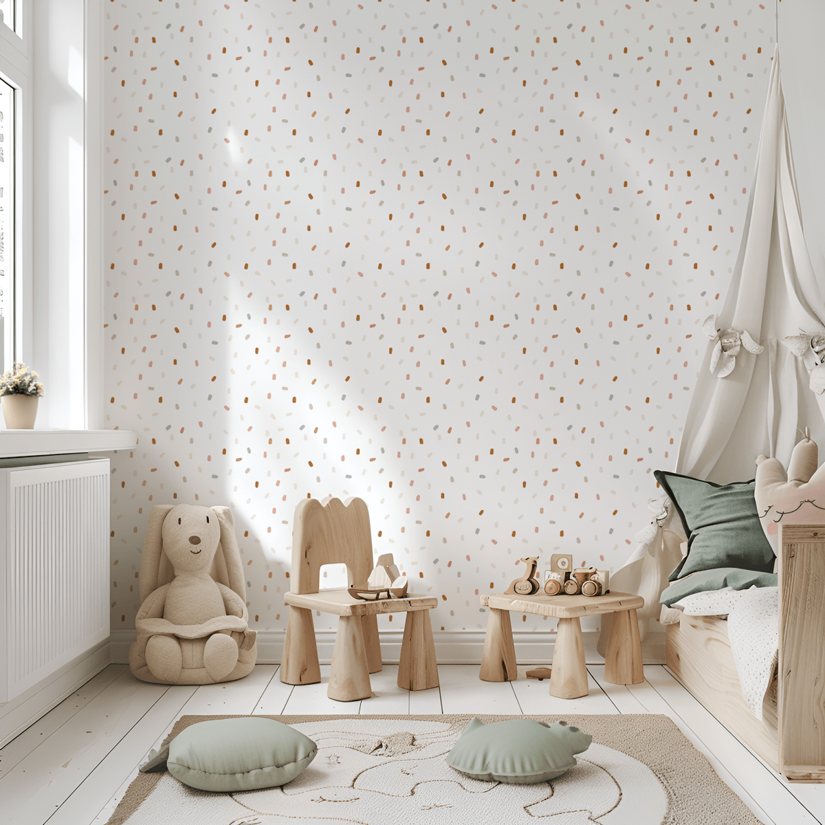 papier peint confetti