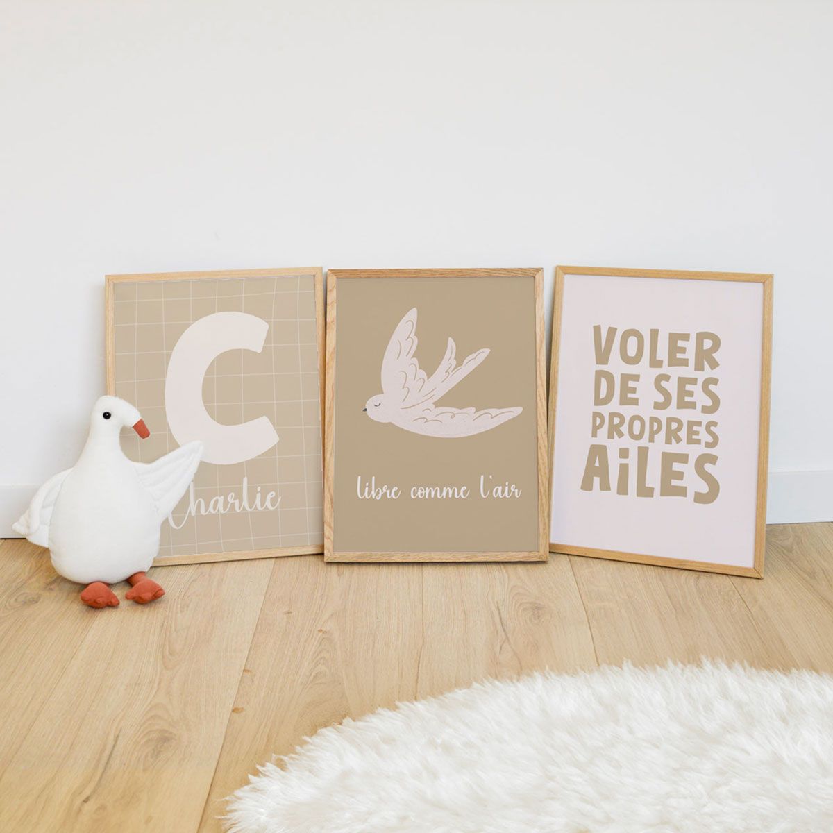 Lot-de-3-oiseaux-et-initiale