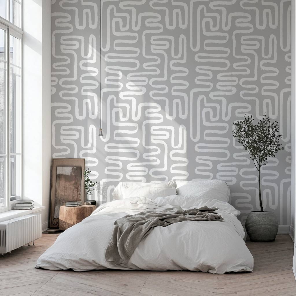 Papier-peint-graphique-gris