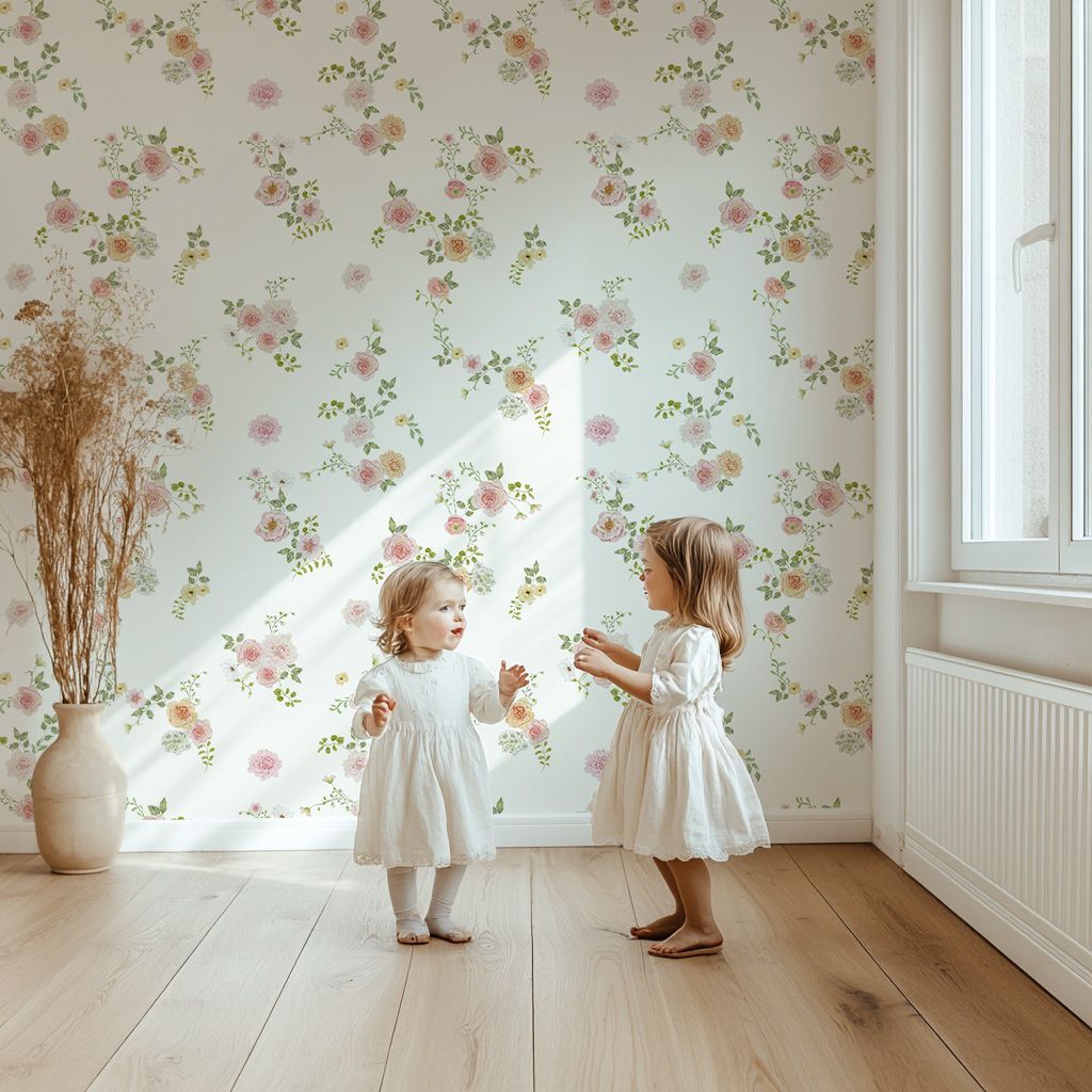 papier-peint-fleurs-fillette