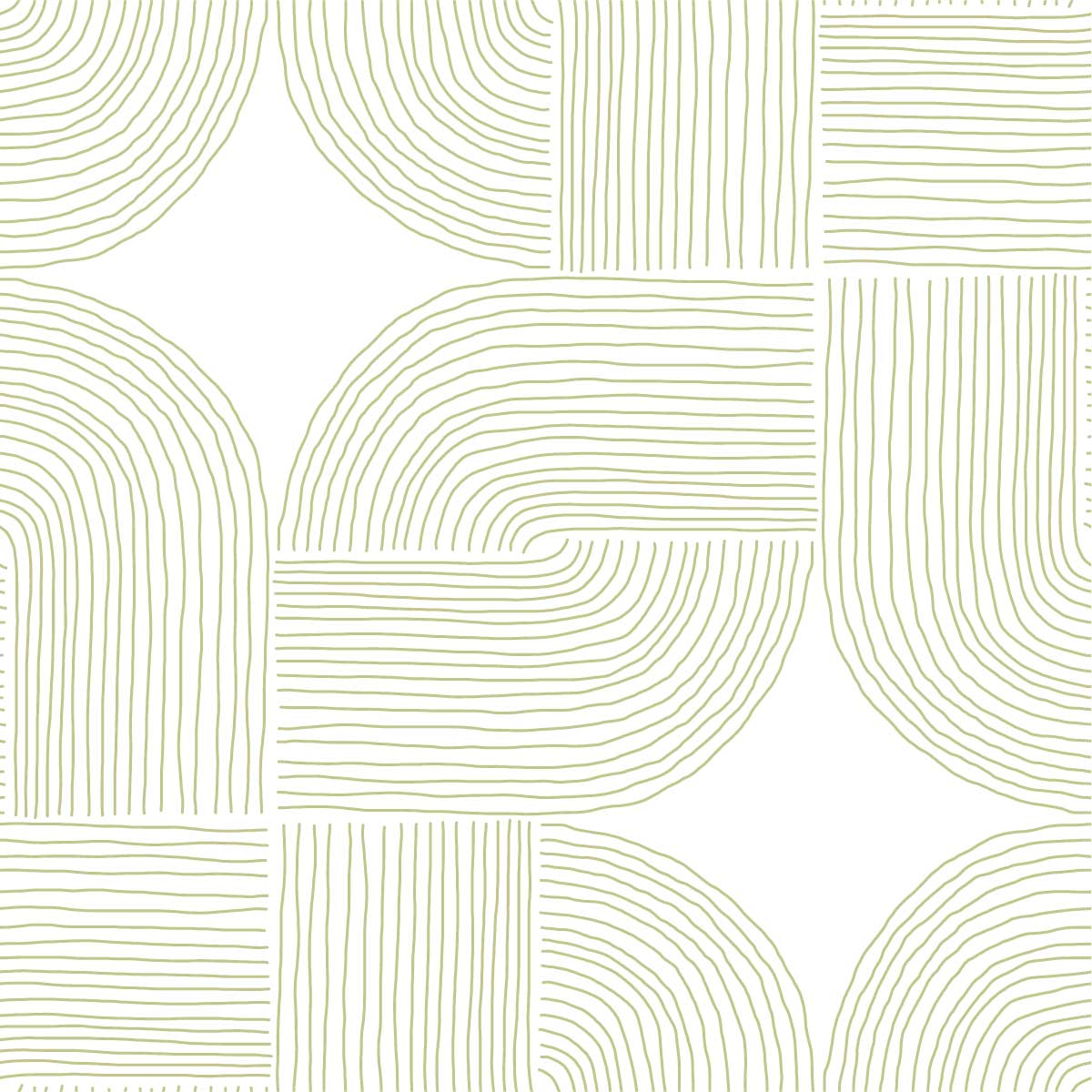papier-peint-graphique-vert