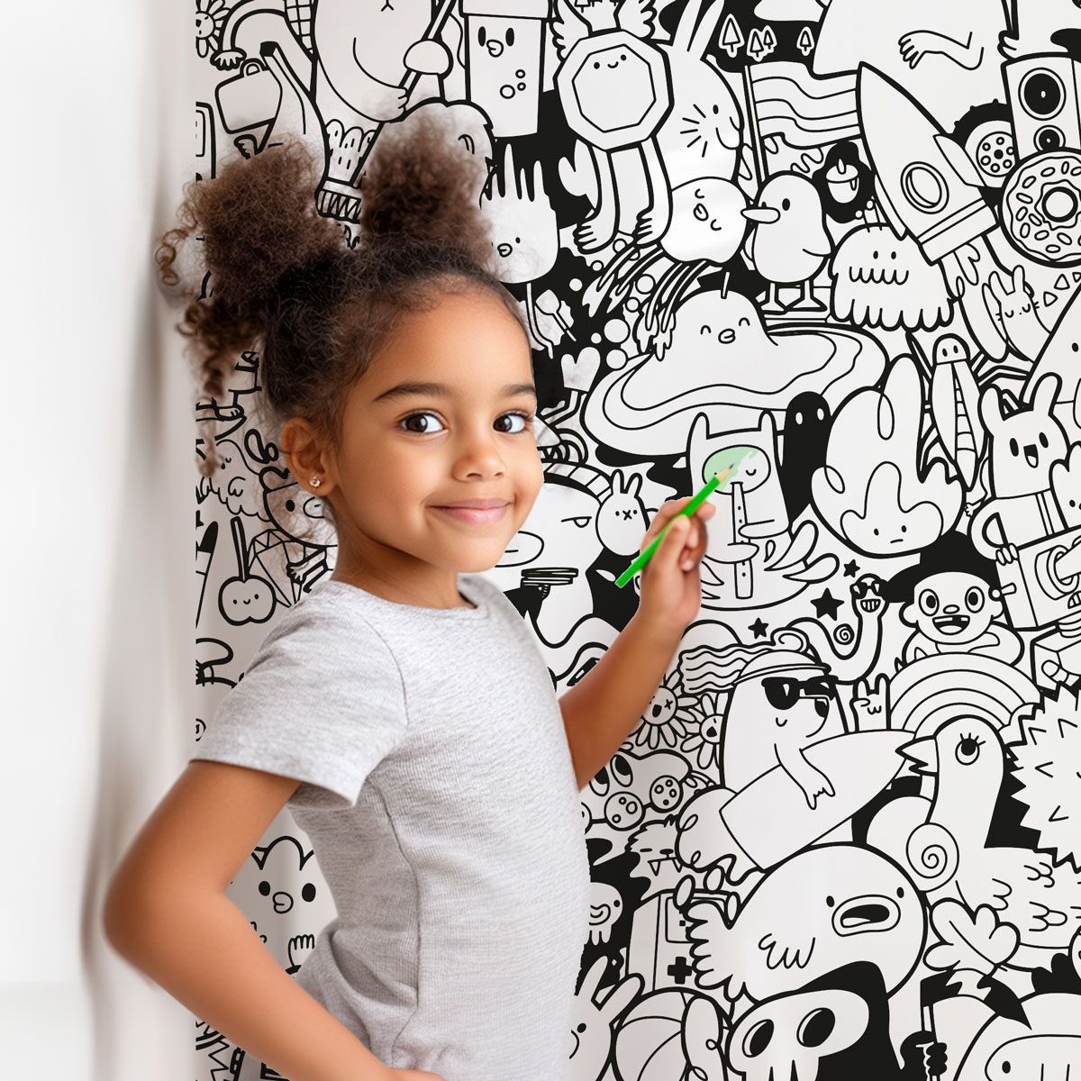 papier peint à colorier enfant