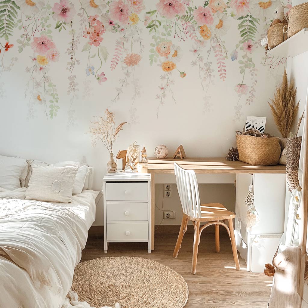 papier-peint-chambre-fille