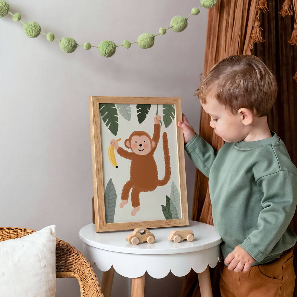 affiche-singe-enfant