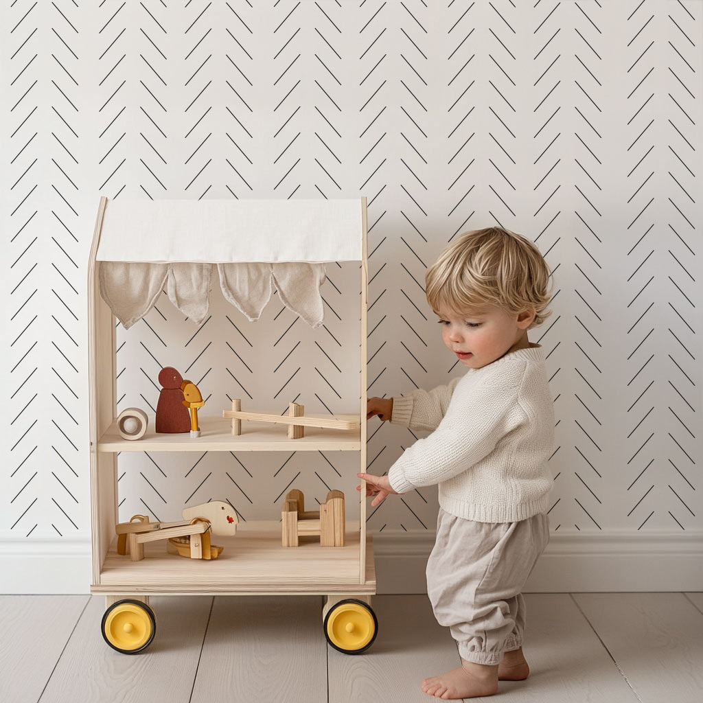 papier-peint-chevron