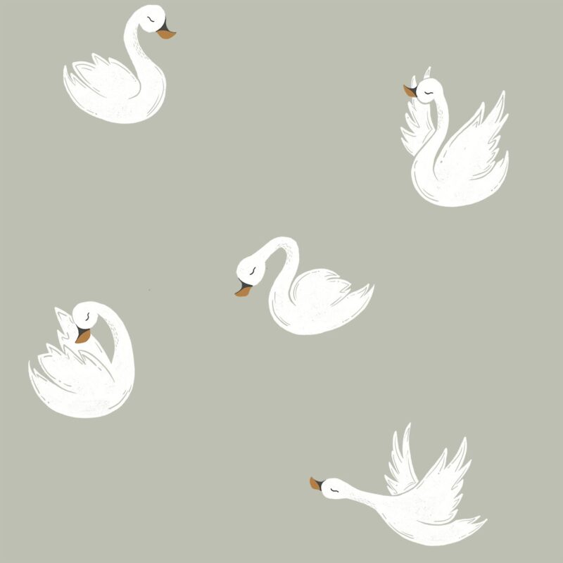 Papel pintado «Cisne» para niños - Imagen 6