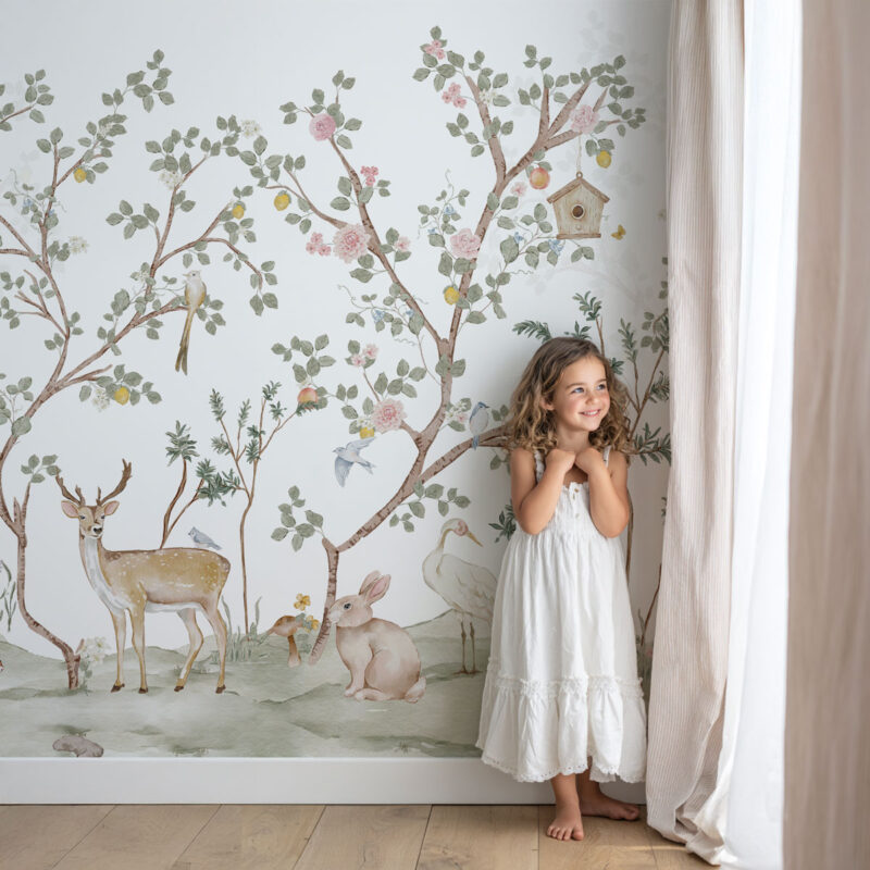 papier peint chinoiserie enfant