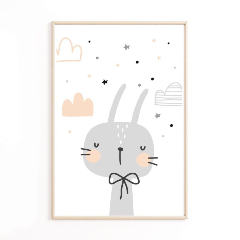 affiche-bébé-lapin