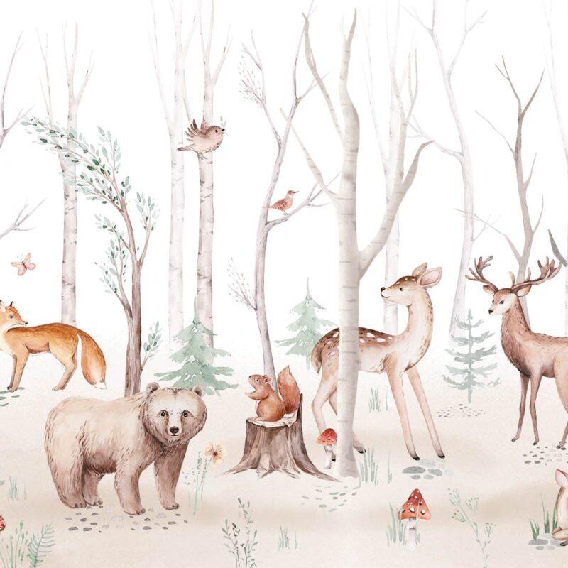 papier-peint-animaux-de-la-foret