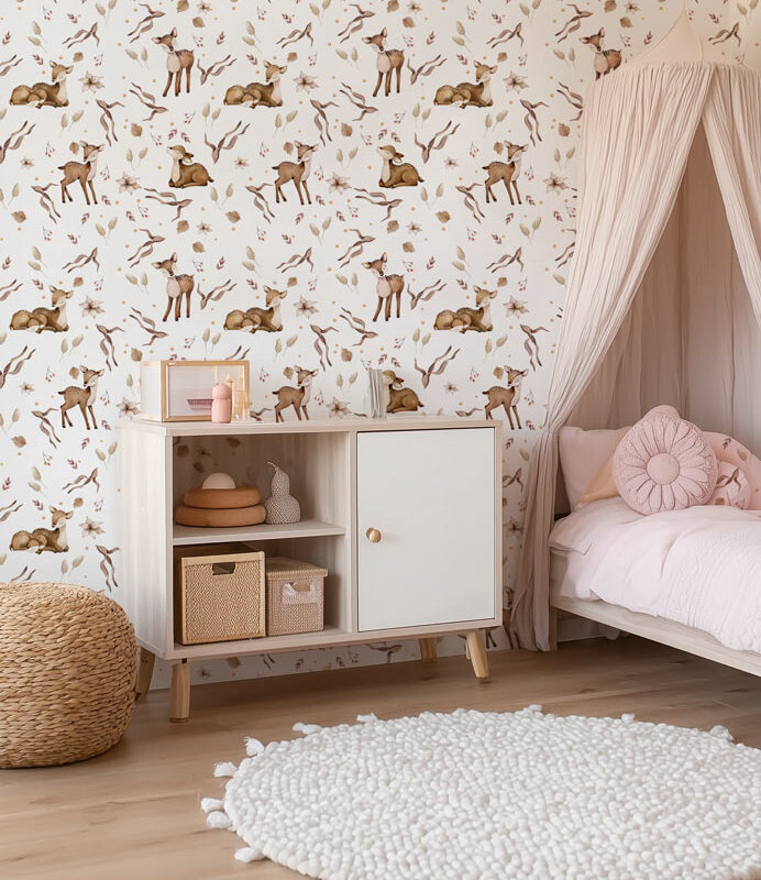 Papel pintado «Petites Biches des Bois»