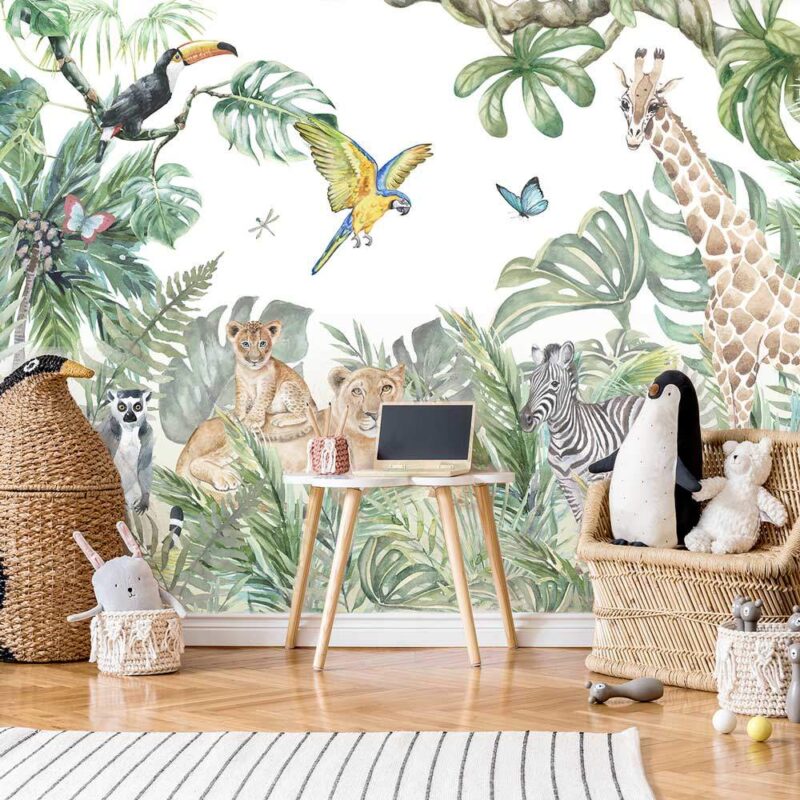 papier-peint-jungle-pour-enfant