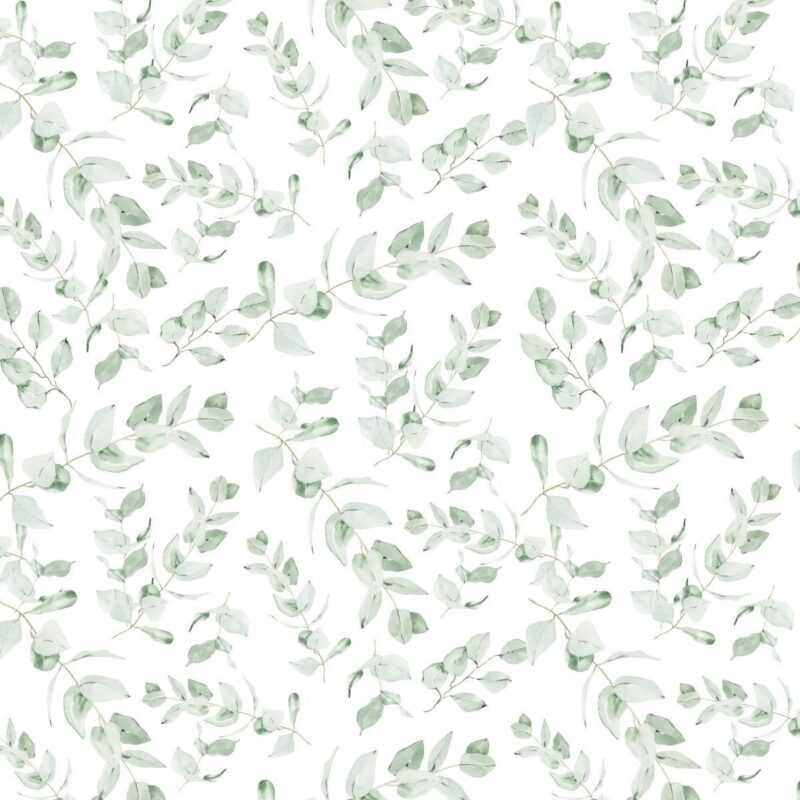 Papel pintado con hojas de eucalipto - Imagen 2