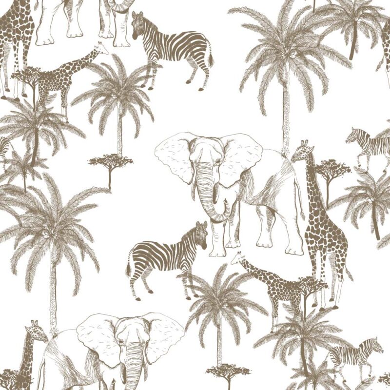 Papel pintado «Sabana» en color beige - Imagen 3